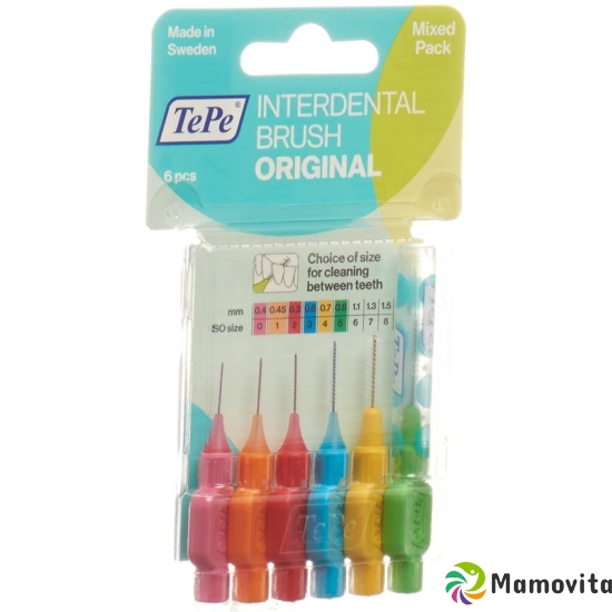 TePe interdental brush assorted 6 pieces Blist buy online