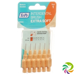 TePe interdental brush 0.45mm x-soft orange Blist 6 pcs