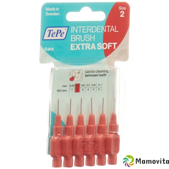 TePe interdental brush 0.50mm x-soft red Blist 6 pcs buy online