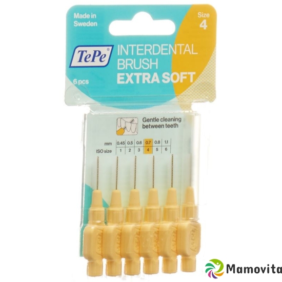 TePe Interdental Brush 0.7mm x-soft yellow Blist 6 pcs buy online