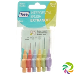 TePe Interdental Brush x-soft ass 6 pieces Blist