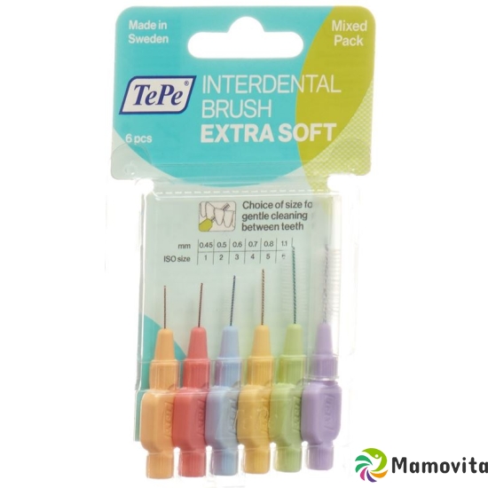 TePe Interdental Brush x-soft ass 6 pieces Blist buy online