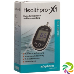 Healthpro-X1 Axapharm blood glucose meter