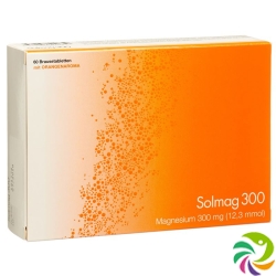 Solmag 300 Brausetabl orange flavor Ds 60 pcs