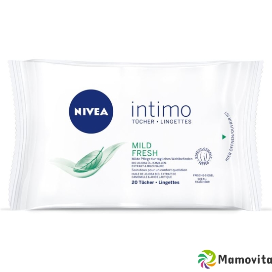 Nivea Intimo Natural Fresh wipes 20 pieces buy online