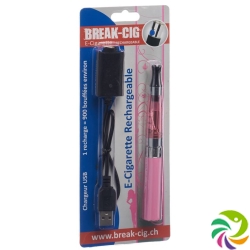 Break Cig E-Cigarette Refillable Pink F