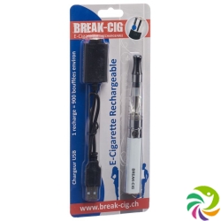 Break Cig E-Cigarette Refillable White F