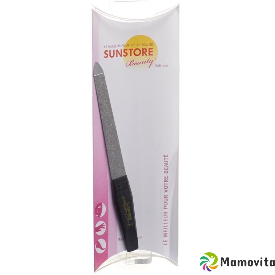 Sunstore Beauty Saphir Nagelfeile 13cm Schwarz buy online