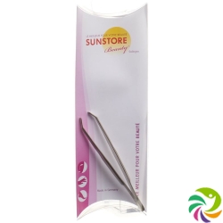 Sunstore Beauty Pinzette 9cm Abgewinkelt Matt