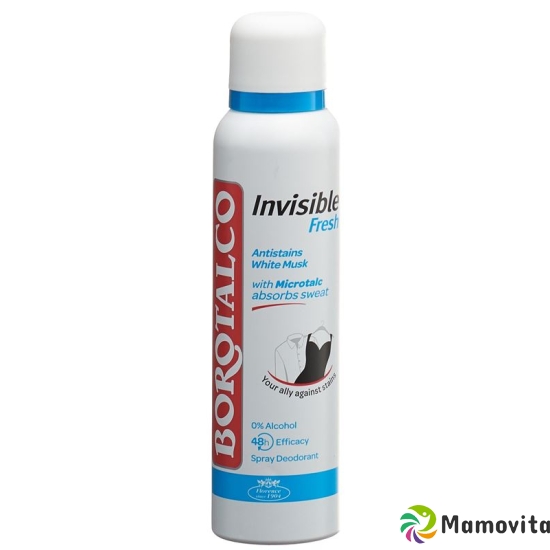 Borotalco Deodorant Invisible Fresh Spray 150ml buy online