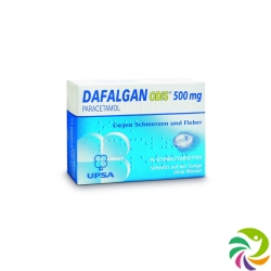 Dafalgan Odis Schmelztabl 500 mg Ds 16 pcs