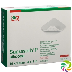 Suprasorb P silicone non-border 10x10cm 10 pcs