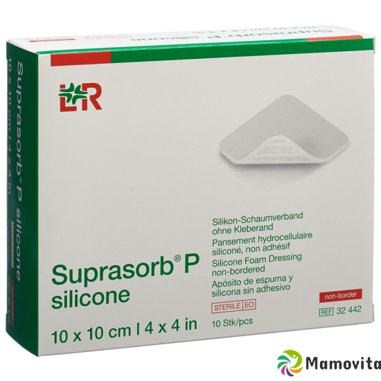 Suprasorb P silicone non-border 10x10cm 10 pcs buy online