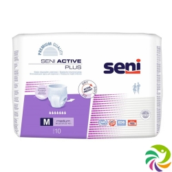 Seni Active Plus elastic Inkonzinenzhosen M Premium Quality breathable 10 pcs