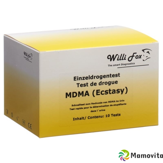 Willi Fox drug test MDMA Ecstasy individual urine 10 pcs buy online