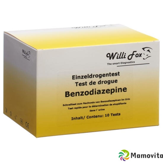 Willi Fox Drug Test Benzodiazepines individual urine 10 pcs buy online