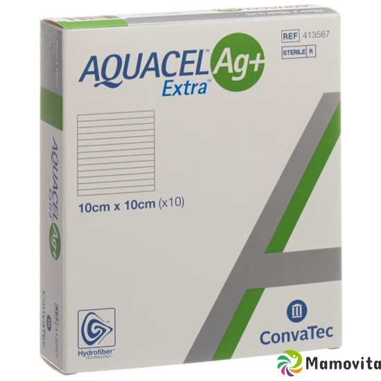 AQUACEL Ag + Extra compress 10x10cm 10 pcs buy online