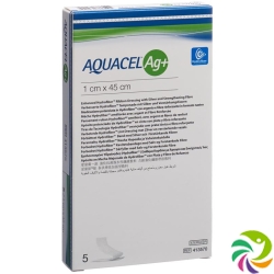 AQUACEL Ag + tamponade 1x45cm 5 pcs