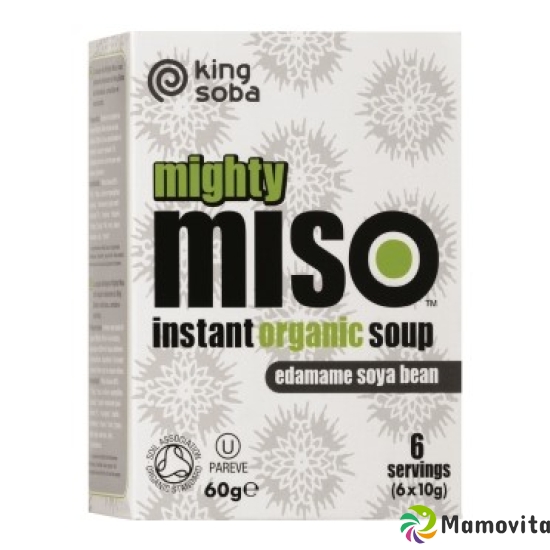 King Soba Mighty Miso Suppe Instant Edam Bio 6x 10g buy online