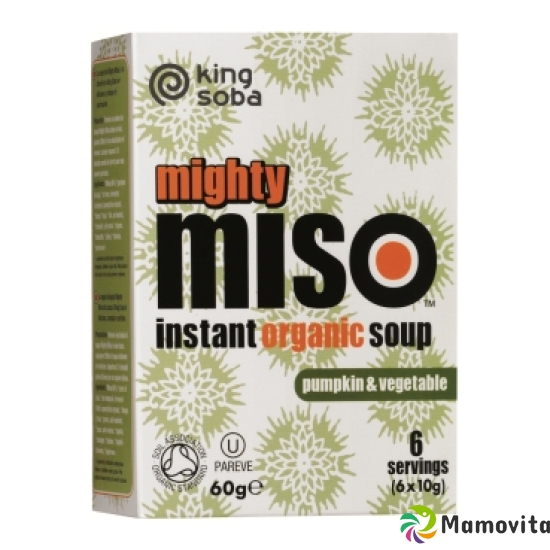 King Soba Mighty Miso Suppe Instant Kuerb Bio 6x 10 buy online