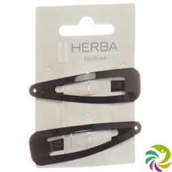 Herba clips 6.8cm black 2 pcs