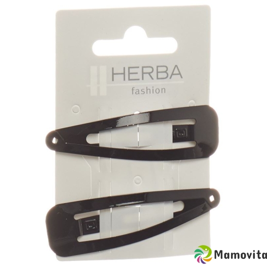 Herba clips 6.8cm black 2 pcs buy online