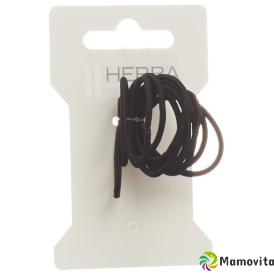 Herba hair tie 3cm black 12 pcs buy online