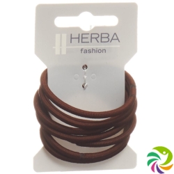 Herba hair tie 5cm brown 8 pcs