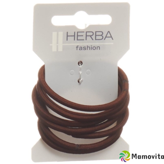 Herba hair tie 5cm brown 8 pcs buy online