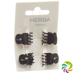 Herba Pinzettina 1.6cm black 4 pcs