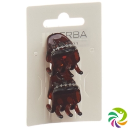 Herba clip 2.2cm brown 2 pcs