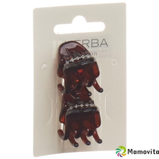 Herba clip 2.2cm brown 2 pcs buy online