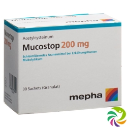 Mucostop granules 200 mg 30 sachets