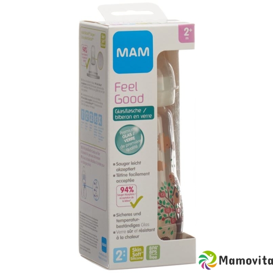 Mam Glass Bottle Feel Good 260ml buy online