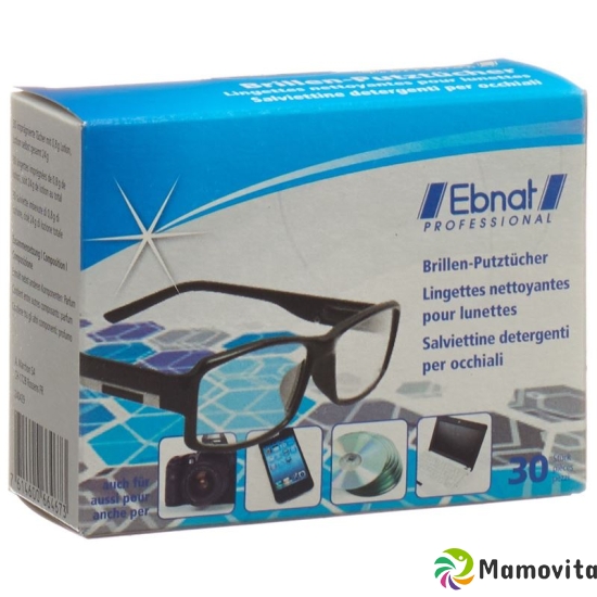 Ebnat eyeglass cleaning wipes 30 pcs buy online