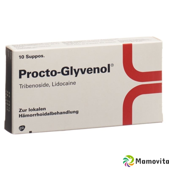 Procto Glyvenol 10 Zäpfchen buy online