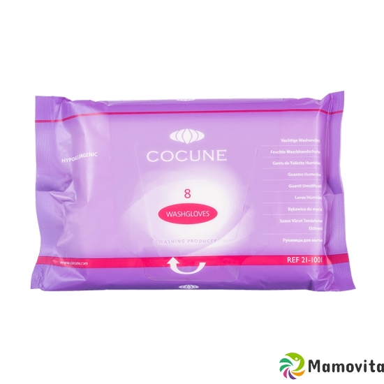 Cocune Hypo Allergenic Wash Gloves Beutel 8 Stück buy online