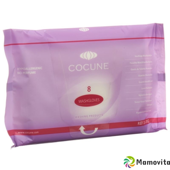 Cocune Hypo Allergenic Wash Gloves No Perf 8 Stück buy online