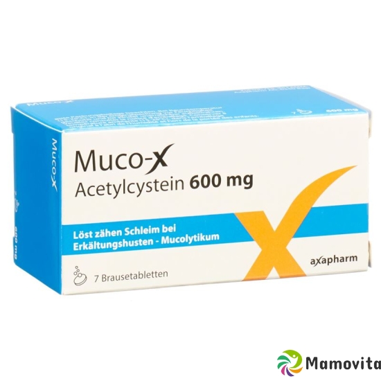 Muco-X 600 mg 7 effervescent tablets buy online