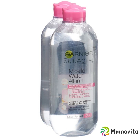 Garnier Skin Naturals Micellar Cleanser All-in-1 Duo 2 x 400 ml buy online