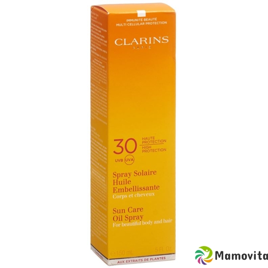 Clarins Solaire Spray Huile Corps&chev Uvb30 150ml buy online