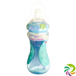 Nuby Easy Grip Sport Sipper with drinking straw