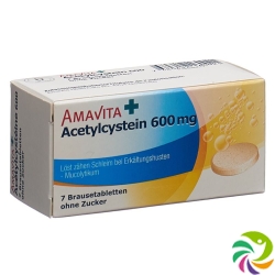 Amavita Acetylcystein Brausetabletten 600mg 7 Stück