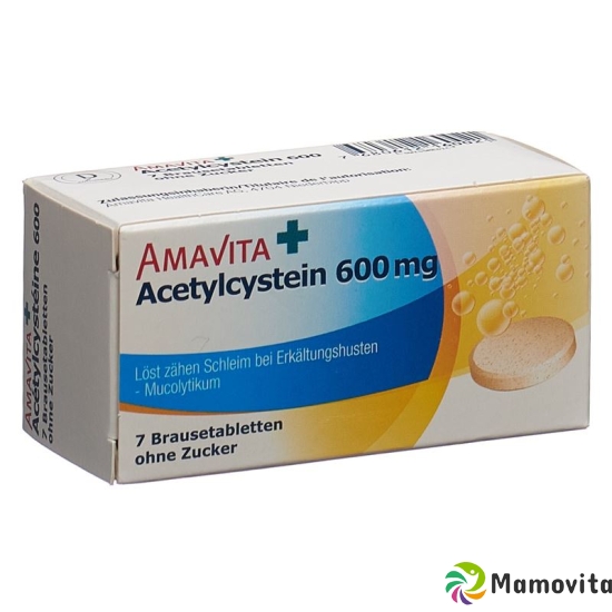 Amavita Acetylcystein Brausetabletten 600mg 7 Stück buy online