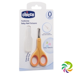 Chicco baby scissors M protective cap orange 0m+