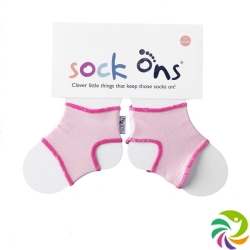 Sock ons ​​pink baby 0-6M 1 pair