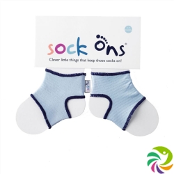 Sock ons ​​blue baby 0-6M 1 pair