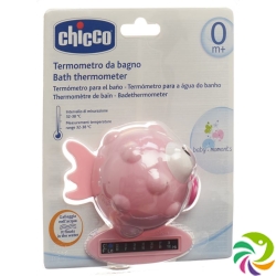 Chicco Bath Thermometer Globe Fish pink 0m +