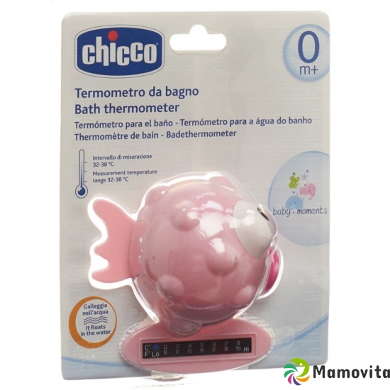 Chicco Bath Thermometer Globe Fish pink 0m + buy online