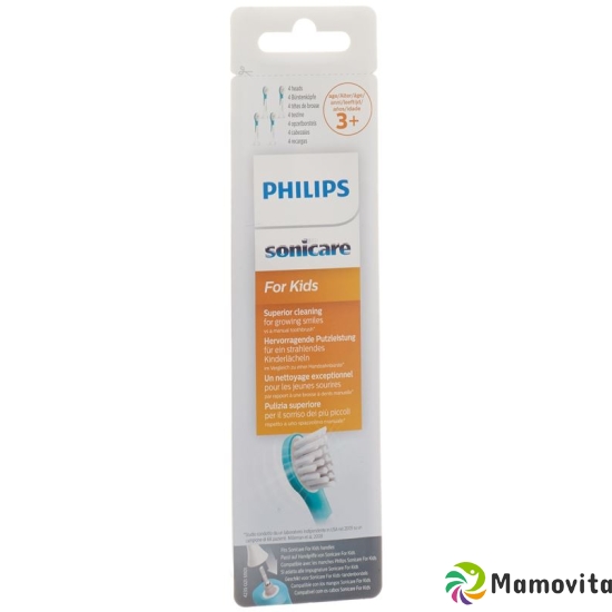 Philips Sonicare replacement brush Kids HX6034 / 33 4 years 4 pcs buy online